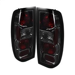 Spyder Auto Euro Style Tail Lights - Smoke for 1998-2000 Nissan Frontier - 5033604 - (2000 1999 1998)