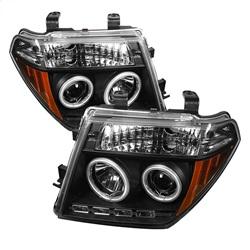 Spyder Auto Projector Headlights - CCFL Halo - LED - Black - High H1 - Low H1 for 2005-2007 Nissan Pathfinder - 5033949 - (2007 2006 2005)