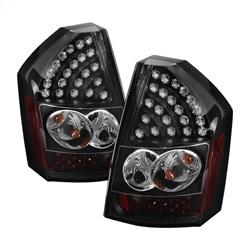 Spyder Auto LED Tail Lights - Black for 2008-2010 Chrysler 300 C SRT8 - 5034373 - (2010 2009 2008)