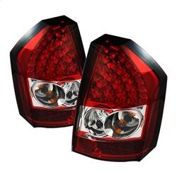 Spyder Auto LED Tail Lights - Red Clear for 2008-2010 Chrysler 300 C SRT8 - 5034397 - (2010 2009 2008)