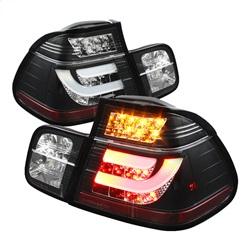 Spyder Auto Light Bar Style LED Tail Lights - Black for 2001-2001 BMW 320i - 5037695 - (2001)