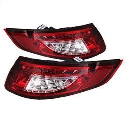 Spyder Auto LED Tail Lights - Red Clear for 2006-2008 Porsche 911 - 5037978 - (2008 2007 2006)