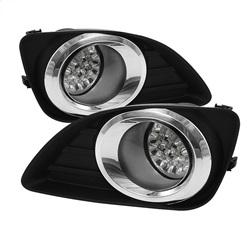 Spyder Auto LED Fog Lights with Switch - Clear for 2010-2011 Toyota Camry SE - 5038456 - (2011 2010)