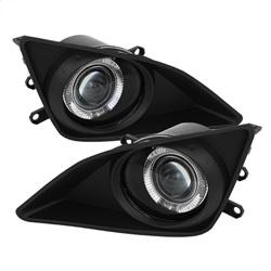 Spyder Auto Halo Projector Fog Lights with Switch - Clear for 2009-2010 Toyota Corolla XRS - 5038715 - (2010 2009)