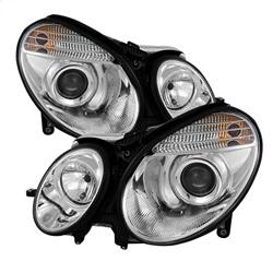 Spyder Auto Projector Headlights - Halogen - Chrome - High H7 - Low H7 for 2003-2006 Mercedes-Benz E55 AMG - 5042163 - (2006 2005 2004 2003)