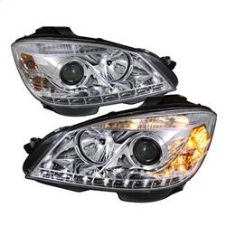 Spyder Auto Projector Headlights - Halogen - DRL - Chrome for 2008-2011 Mercedes-Benz C63 AMG - 5042255 - (2011 2010 2009 2008)