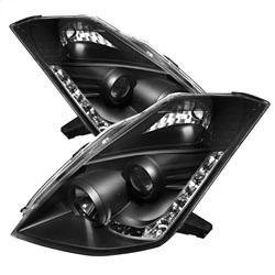 Spyder Auto Projector Headlights - Xenon/HID - DRL - Black - High H1 for 2006-2008 Nissan 350Z - 5042316 - (2008 2007 2006)