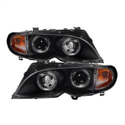 Spyder Auto 4DR Projector Headlights 1PC - LED Halo - Black - High H1 - Low H7 for 2003-2003 BMW 325i - 5042415 - (2003)