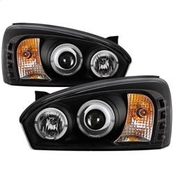 Spyder Auto Projector Headlights - LED Halo - LED - Black - High H1 - Low H1 for 2004-2007 Chevrolet Malibu - 5042675 - (2007 2006 2005 2004)