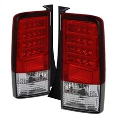 Spyder Auto Version 2 LED Tail Lights - Red Clear for 2004-2006 Scion xB - 5042750 - (2006 2005 2004)