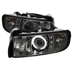 Spyder Auto Ram Sport - Projector Headlights - CCFL Halo - LED - Smoke - High 9005 - Low H1 for 1997-1997 Dodge Ram 1500 LT - 5064165 - (1997)