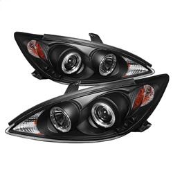 Spyder Auto Projector Headlights - LED Halo - LED - Black - High H1 - Low H1 for 2002-2006 Toyota Camry - 5064301 - (2006 2005 2004 2003 2002)