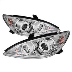 Spyder Auto Projector Headlights - LED Halo - LED - Chrome - High H1 - Low H1 for 2002-2006 Toyota Camry - 5064318 - (2006 2005 2004 2003 2002)