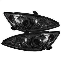 Spyder Auto Projector Headlights - LED Halo - LED - Smoke - High H1 - Low H1 for 2002-2006 Toyota Camry - 5064325 - (2006 2005 2004 2003 2002)