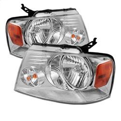 Spyder Auto Amber Crystal Headlights - Chrome for 2008-2008 Ford F-150 XLT - 5069825 - (2008)