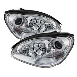 Spyder Auto Projector Headlights - Halogen - Chrome - High H1 - Low H7 for 2001-2006 Mercedes-Benz S600 - 5070005 - (2006 2005 2004 2003 2002 2001)