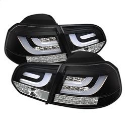 Spyder Auto G2 Type With Light Bar LED Tail Lights - Black for 2012-2013 Volkswagen Golf - 5071767 - (2013 2012)