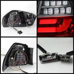 Spyder Auto LED Indicator Light Bar LED Tail Lights - Black for 2006-2008 BMW 323i - 5071958 - (2008 2007 2006)