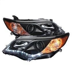 Spyder Auto Projector Headlights - DRL - Black d - Low 9006 for 2012-2014 Toyota Camry - 5072658 - (2014 2013 2012)