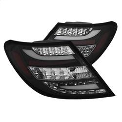 Spyder Auto LED Tail Lights - Incandescent - Black for 2008-2011 Mercedes-Benz C300 - 5072689 - (2011 2010 2009 2008)