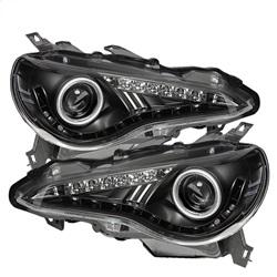 Spyder Auto Projector Headlights- DRL LED - Black for 2013-2014 Subaru BRZ - 5075475 - (2014 2013)