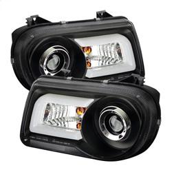 Spyder Auto Projector Headlights - LED DRL - Black - High/Low H7 for 2005-2010 Chrysler 300 C - 5075659 - (2010 2009 2008 2007 2006 2005)