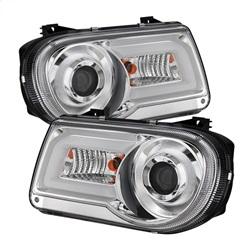 Spyder Auto Projector Headlights - LED DRL - Chrome - High/Low H7 for 2005-2010 Chrysler 300 C - 5075666 - (2010 2009 2008 2007 2006 2005)