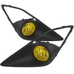 Spyder Auto OEM Style Fog Lights without EM Switch and Switch Panel - Yellow for 2013-2016 Scion FR-S - 5076045 - (2016 2015 2014 2013)