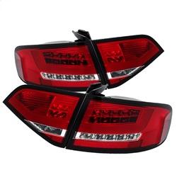 Spyder Auto LED Tail Lights - LED - Red Clear for 2010-2012 Audi A4 - 5076359 - (2012 2011 2010)