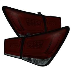 Spyder Auto Light Bar LED Tail Lights - Red Smoke for 2011-2015 Chevrolet Cruze - 5076625 - (2015 2014 2013 2012 2011)