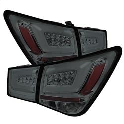 Spyder Auto Light Bar LED Tail Lights - Smoke for 2011-2015 Chevrolet Cruze - 5076632 - (2015 2014 2013 2012 2011)