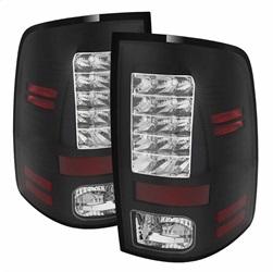 Spyder Auto LED Tail Lights - LED - Black for 2013-2015 Ram 1500 ST - 5077530 - (2015 2014 2013)