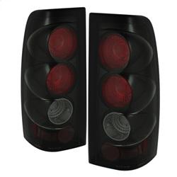 Spyder Auto Euro Style Tail Lights - Black Smoke for 2003-2004 Chevrolet Silverado 1500 Base Fleetside - 5078018 - (2004 2003)