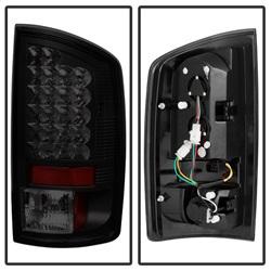 Spyder Auto LED Tail Light - Black Smoke for 2003-2006 Dodge Ram 2500 - 5078094 - (2006 2005 2004 2003)