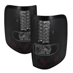 Spyder Auto LED Tail Lights - Black Smoke for 2004-2008 Ford F-150 STX Styleside - 5078131 - (2008 2007 2006 2005 2004)