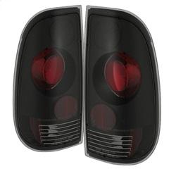 Spyder Auto Euro Style Tail Lights - Black Smoke for 1999-2007 Ford F-450 Super Duty - 5078162 - (2007 2006 2005 2004 2003 2002 2001 2000 1999)