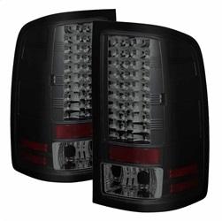 Spyder Auto LED Tail Lights - Black Smoke for 2011-2013 GMC Sierra 3500 HD WT - 5078186 - (2013 2012 2011)