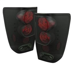 Spyder Auto Euro Style Tail Lights - Black Smoke for 2004-2015 Nissan Titan - 5078223 - (2015 2014 2013 2012 2011 2010 2009 2008 2007 2006 2005 2004)