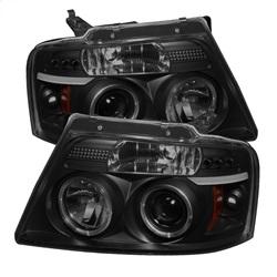 Spyder Auto Projector Headlights - Version 2 - LED Halo - LED - Black Smoke for 2008-2008 Ford F-150 XL - 5078421 - (2008)