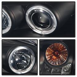 Spyder Auto Projector Headlights - LED Halo - LED - Black Smoke - High H1 - Low H1 for 2005-2007 Pontiac G6 - 5078612 - (2007 2006 2005)