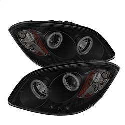 Spyder Auto Projector Headlights - CCFL Halo - LED - Black Smoke - High H1 - Low H1 for 2010-2010 Chevrolet Cobalt LT Team Canada - 5078698 - (2010)