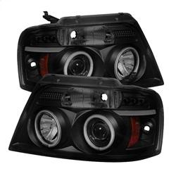 Spyder Auto Projector Headlights - Version 2 - CCFL Halo - LED - Black Smoke for 2008-2008 Ford F-150 Lariat - 5078834 - (2008)