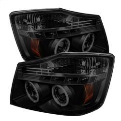 Spyder Auto Projector Headlights - CCFL Halo - LED - Black Smoke - High H1 for 2004-2004 Nissan Pathfinder Armada - 5078995 - (2004)