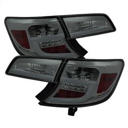 Spyder Auto Light Bar LED Tail Lights - Smoke for 2012-2014 Toyota Camry - 5079435 - (2014 2013 2012)