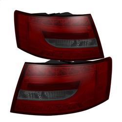 Spyder Auto Light Bar LED Tail Lights - Incandescent - Red Smoke for 2006-2008 Audi A6 - 5079619 - (2008 2007 2006)