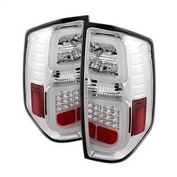 Spyder Auto Light Bar LED Tail Lights - Chrome for 2014-2018 Toyota Tundra - 5080042 - (2018 2017 2016 2015 2014)