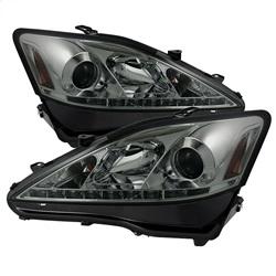 Spyder Auto Projector Headlights - DRL - Smoke for 2006-2010 Lexus IS250 - 5080066 - (2010 2009 2008 2007 2006)