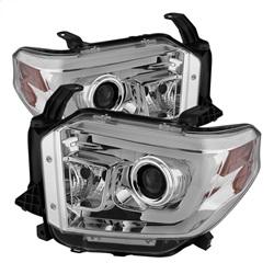 Spyder Auto Projector Headlights - Light Bar DRL - Chrome for 2014-2018 Toyota Tundra SR - 5080141 - (2018 2017 2016 2015 2014)