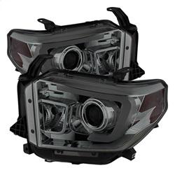 Spyder Auto Projector Headlights - Light Bar DRL - Smoke for 2014-2018 Toyota Tundra SR - 5080172 - (2018 2017 2016 2015 2014)