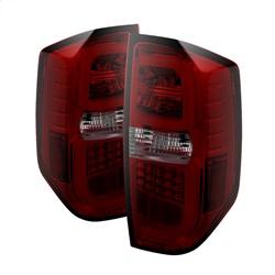 Spyder Auto Light Bar LED Tail Lights - Red Smoke for 2014-2018 Toyota Tundra - 5080189 - (2018 2017 2016 2015 2014)